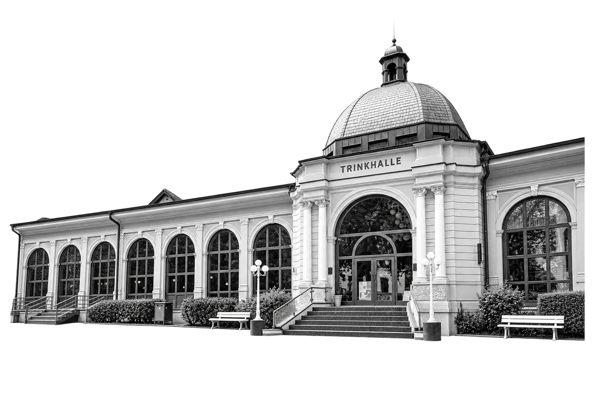 Trinkhalle im Badepark
